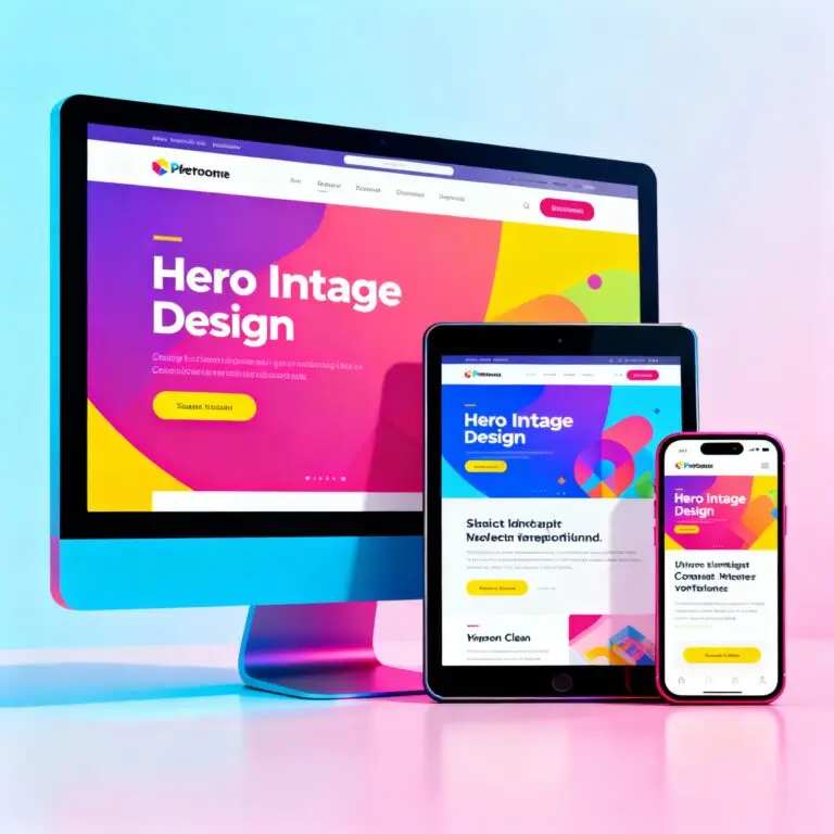 Website Design Image description